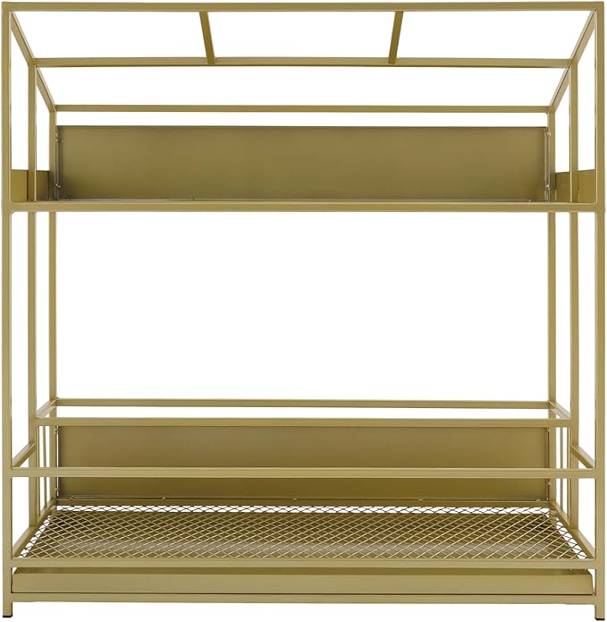 Commercial Metal Umbrella Holder Umbrella Stand with Drip Tray Entrance Umbrella Organizer Large Capacity Umbrella Rack for Home, Office, Apartment, Hotel (Gold, 26.8 * 12.6 * 27.6in)