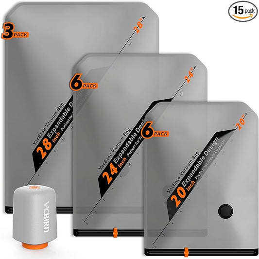 Vacbird Storage bag Vacuum Bag Set 15 Combo Set