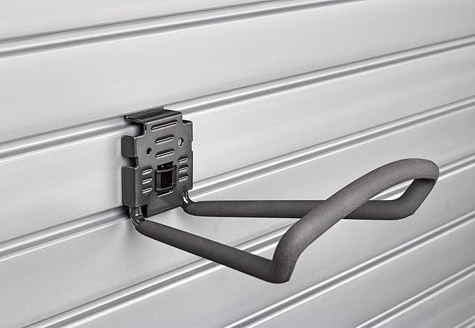 HandiWall Basic Accessory Kit with Locking Brackets for Garage Slatwall Panel Organization