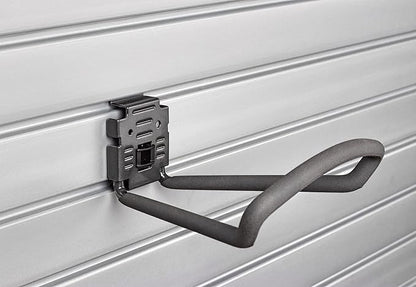 HandiWall Basic Accessory Kit with Locking Brackets for Garage Slatwall Panel Organization
