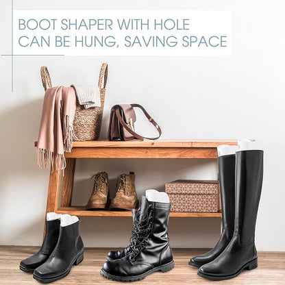 8 Packs Boot Shaper Shape Inserts Tall Boot Support for Women and Men