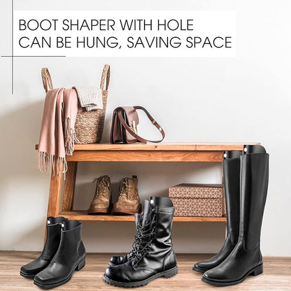 16 Pcs (8 Pairs) Boot Shaper Form Inserts Foam Boot Tall Inserts Support for Women Men, 12'', 14'', 16''