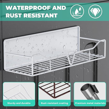 5PCS Washing Machine Storage Rack with Hooks and Hangers, Refrigerator, Washing Machine, Microwave, and Barbecue Grill Warehouse Storage Rack