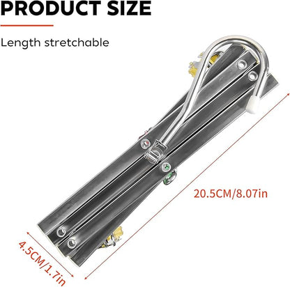Drying Hanger, Hanging Drying Rack, Drip Hanger Stainless Steel with 10 Pegs for Laundry Underwear Socks, The Clips Release Quickly, Folding Portable