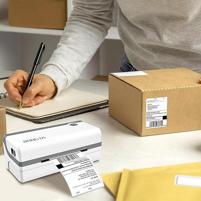 Rongta Bluetooth Thermal Shipping Label Printer, Wireless 4x6 Label Sticker Printer for Shipping Packages, Support Android, iPhone, Widely Used for Amazon, Ebay, Shopify, Etsy, UPS
