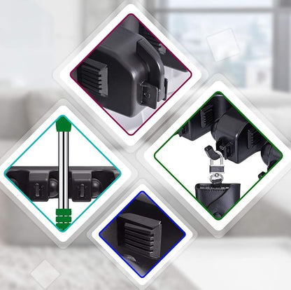 Broom Holder Wall Mount Broom Organizer Mop Holder Hanger Garden Tool Organizers Storage Rack Garage Laundry Room Organizations and Storage with Hooks Heavy Duty