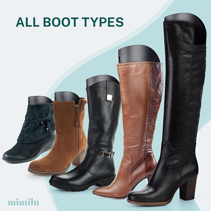 MIMILU 10 Pieces (5 Pairs) Boot Shaper Form Inserts. Stand Up Shape Holder For All Types Of Boots