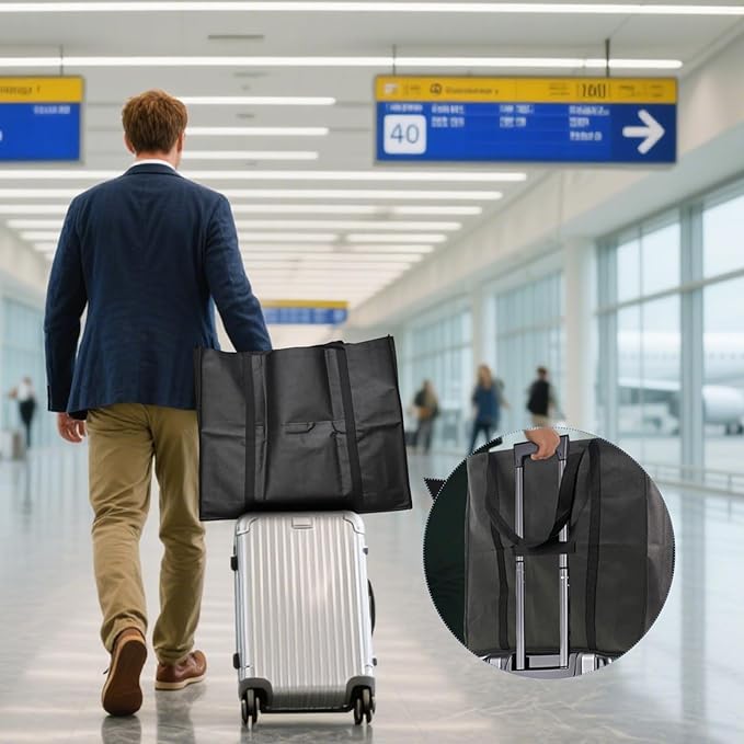 Heavy Duty Clothing Storage Garment Bags, Large Hanging Suit Bags for Travel, Zippered Breathable Garment Bags for Long Dresses and Suits, Travel Garment Bag for Hanging Clothes