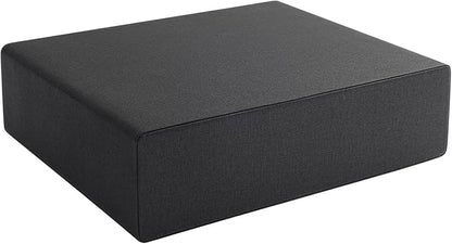 Stackable Organizer Drawer PU Leather Classic Handmade,Organize Home Office Desk Accessories and Sort Letter-Size Paper/a4 Document,Desk Caddy with Drawers Storage Box ,13.1x10x3.7inches,Black