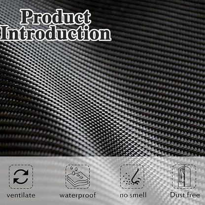 Garment Bag, 24'' x 55'' Suit Bag, 4 Packs, Dress Bags for Gowns, Garment Bags for Travel, Travel Garment Bag, Garment Bags for Hanging Clothes, Washable Suit Cover for Suits, Coats (Black)