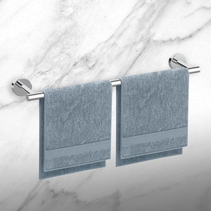 Newfun 10Pcs Polished Chrome Bathroom Hardware Set - Includes 24&18inch Towel Bar, Robe Hook, Toilet Paper Holder, 2 Pack 5 Piece Bathroom Accessories Set Stainless Steel Wall Mounted