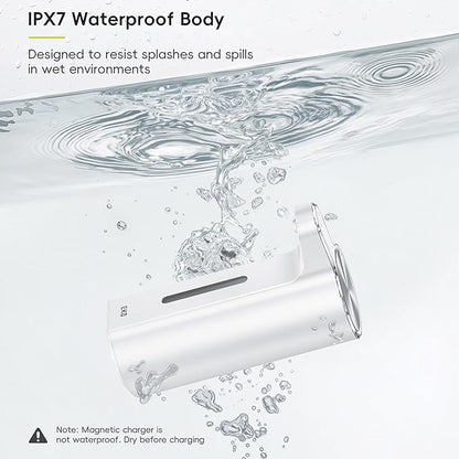 EKO Aroma Pro 13.5 fl oz Touchless Automatic Liquid Soap Dispenser, Rechargeable Electric Hand & Dish Soap Dispenser for Bathroom and Kitchen, IPX7 Waterproof, Adjustable Volume Control (White)
