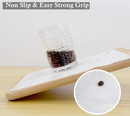 Shelf Liner for Kitchen Cabinets 15 Inch Wide X 20 Ft Non Adhesive Cabinet Drawer Liners for Shelves Non Slip Waterproof Marble Printed Mat for Closet Bathroom Pantry Cupboard Refrigerator