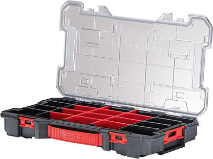 CRAFTSMAN VERSASTACK Storage Organizer, Small Parts Organizer, 20-Compartments, Lid Includes Secure Latch (CMST17828)