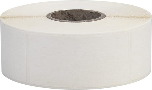 L LIKED Blank White 1 x 2 Inch Dissolvable Labels for Food Rotation Prep roll of 500 (3 Rolls)