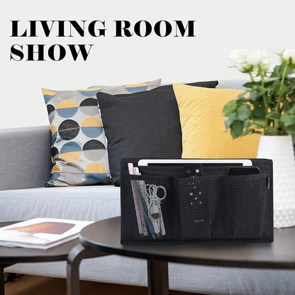 Gloppie Bedside Caddy with Pockets - Table Nightstand & Loft-Bed Organizer - Desk Storage & Hanging Organizer for Dorm