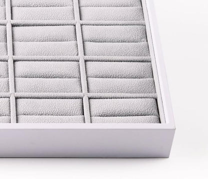 Oirlv 36 Slot Ring Storage Tray Showcase Jewelry Display Organizer
