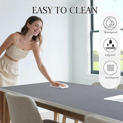 Beautysaid Shelf and Drawer Liner for Kitchen Cabinet, Non Adhesive Non Slip Shelf Paper Waterproof Washable Thickened for Dresser Pantry Shelve Bathroom Protector Liner(Gray,18 in x 10 FT)