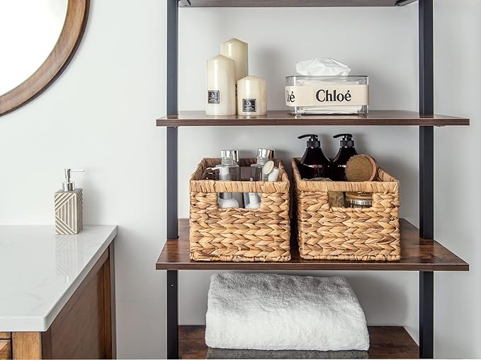 StorageWorks Wicker Baskets for Organizing in Kitchen and Bathroom