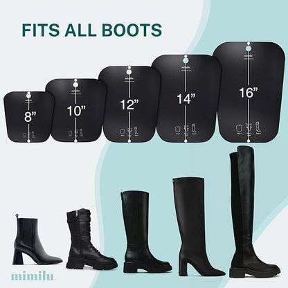 MIMILU 10 Pieces (5 Pairs) Boot Shaper Form Inserts. Stand Up Shape Holder For All Types Of Boots