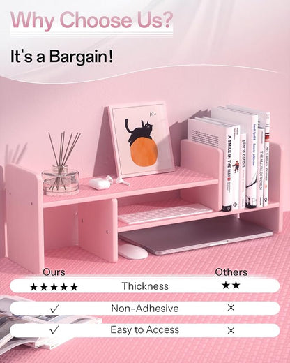 Shelf and Drawer Liner for Kitchen Cabinet, Non-Adhesive 24in x 360in Waterproof Contact Paper Refrigerator Liners Thickened Durable EVA Material Non Slip Mat for Dresser Cupboard Pantry Protector