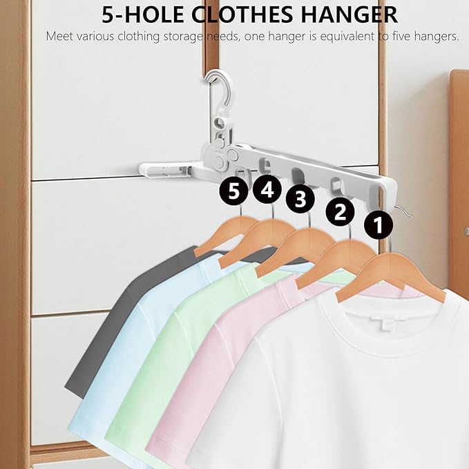 3Pcs Folding Clothes Drying Rack Clothing, Clothes Drying Rack Foldable Hangers for Travel Hangers, Laundry Drying Rack Collapsible, Folding Clothes Hanger,Grey