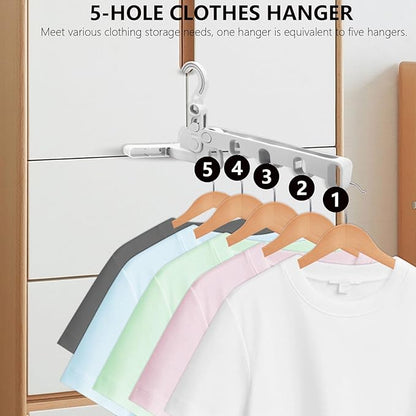 3Pcs Folding Clothes Drying Rack Clothing, Clothes Drying Rack Foldable Hangers for Travel Hangers, Laundry Drying Rack Collapsible, Folding Clothes Hanger,Grey