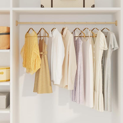 Bamboo Wood Hangers (Bamboo, 30 PCS)