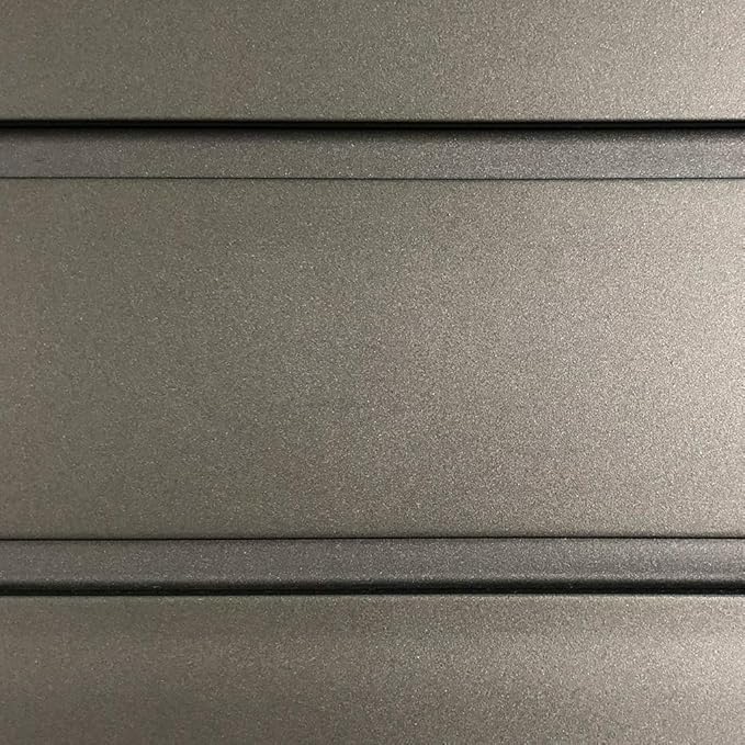 Standard Duty 4' ft. Slatwall Panels (Set of 4 Panels, Covers 16 sq. ft.) (Graphite Steel)