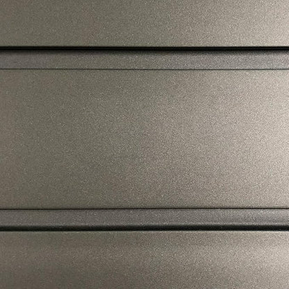 Standard Duty 4' ft. Slatwall Panels (Set of 4 Panels, Covers 16 sq. ft.) (Graphite Steel)
