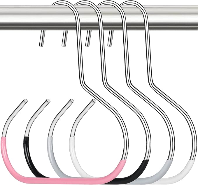 Vinommart 4 Pack Hat Organizer for Baseball Caps, Baseball Hanger Holder for Closet, Ball Cap Hat Racks Storage Organizer for Caps Beanie Belt Tie Purse