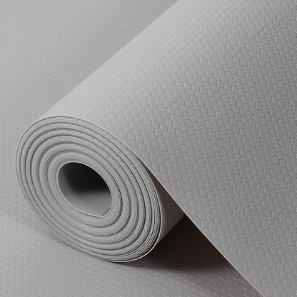 Light Gray Shelf Liners for Kitchen Cabinets Non Adhesive Drawer Liner for Bathroom Waterproof Refrigerator Liners for Shelves Fridge Plastic Mats Cabinet Cupboard Liner 11.8 x 236.2 Inches x 2 Rolls