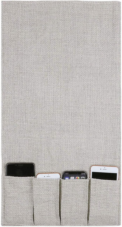 IPENNY Couch Sofa Armrest Organiser Chair TV Remote Holder Bed Storage Pocket Bag for Cellphone Tablet Notepad Book Magazines DVD Eyewears Drinker Snacks Holder Pouch
