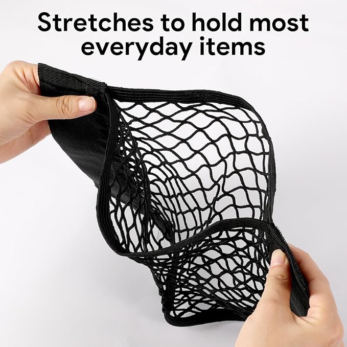2Pcs Plastic Bag Holder, Grocery Bag Holder Organizer Dispenser, Mesh Storage Net, Trash Bag, Garbage Bag, Shopping Bag Under Sink Cargo Organizers and Wall Mounted