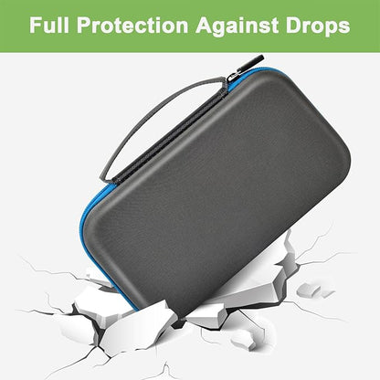 ALKOO Battery Organizer Storage Holder Case Box for 69+ Batteries AA AAA C Cell 9V 3V Lithium - No Tester Included (Blue)