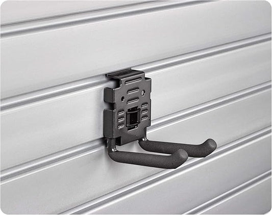 HandIWall Sports Accessory Kit with Locking Bracket Hooks for Slatwall Panel Organization