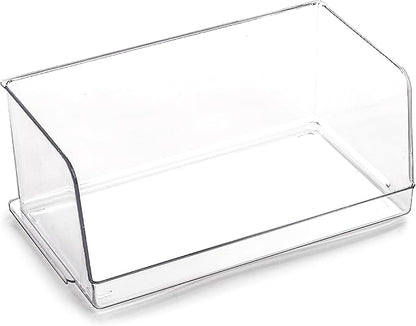 BINO | Stackable Plastic Storage Bins, Large - 12 Pack | THE MYRIAD COLLECTION | Multi-Use Organizer Bins | BPA-Free | Pantry Organization | Home Organization | Fridge and Freezer Organizer