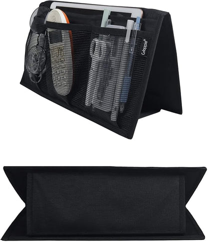 Gloppie Bedside Caddy with Pockets - Table Nightstand & Loft-Bed Organizer - Desk Storage & Hanging Organizer for Dorm
