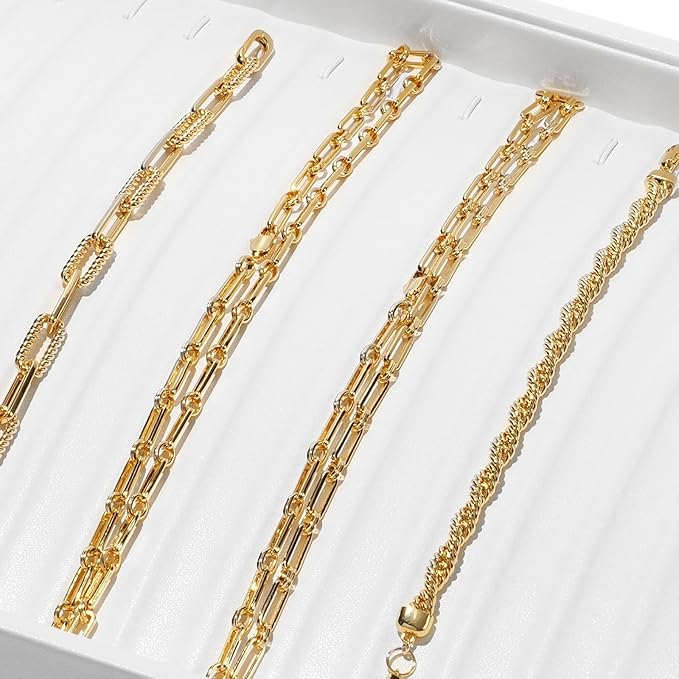 White PU Leather Jewelry Display Tray for Long Chain Pendant Necklace Organizer Display Showcase Jewelry Storage Tray