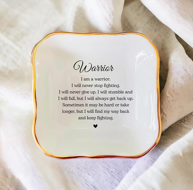 HatafaFurni Ring Dish Holder For Mom, Mother's Day Gifts for Aunt, Sister Godmother Friend Gifts, Men Ring Dish For Dad, Bridesmaid Gift, Women Gifts (Friend 2)