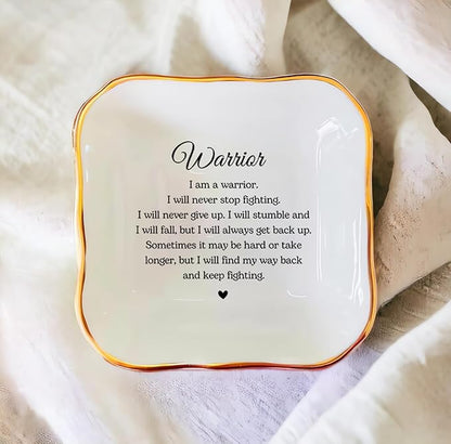 HatafaFurni Ring Dish Holder For Mom, Mother's Day Gifts for Aunt, Sister Godmother Friend Gifts, Men Ring Dish For Dad, Bridesmaid Gift, Women Gifts (Friend 2)
