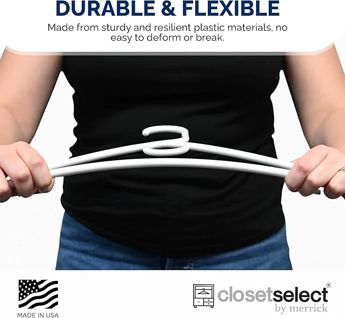19" XL Plastic Hangers, Giant Heavy Duty Hanger, Merrick, XL Hanger, 36
