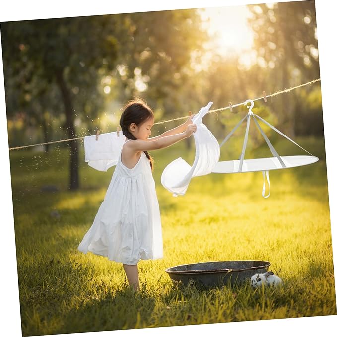 Large Foldable Mesh Clothes Drying Rack Grey Trim Hanging Dryer Net for T-Shirts and Sweaters Portable Laundry Drying Rack for Home and Travel