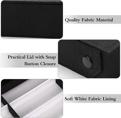 Baojulong 15-Slot Eyeglass Case Organizer - Large Capacity Storage for Prescription Glasses & Eyeglasses, Great for Retail & Home Use