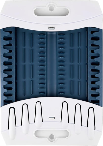 Coghlan's Snapfold™ Dish Rack – Portable Camp Kitchen Organizer, Space-Saving Foldable Dish Drying Rack with Dish and Utensil Slots, Drinkware Holder, for Camping, RVs, and Travel