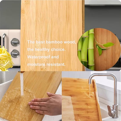 Wooden Tray Dividers for Kitchen Cabinet, 15.5" H x12" W x22.5" D, Cabinet Tray Dividers, for Cookie Sheets, Cutting Board, Baking Trays, Racks Lids, Pans, for Organizing Cabinets, 5 Years Warranty