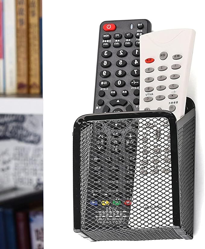 Remote Control Holder Wall Mount Media Organizer Storage Box