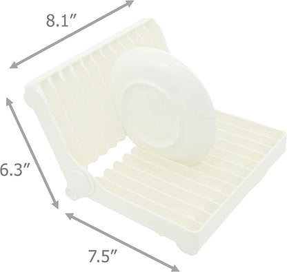 EIKS Foldable Drying Rack for Vegetable Fruit and Tableware, Kitchen Sink Organizer