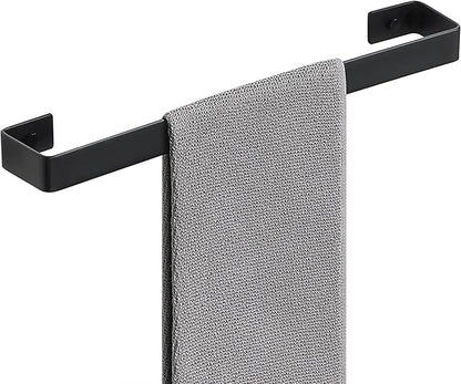 Alise Bath Hand Towel Holder Black Towel Bar for Bathroom Wall Mount,SUS304 Stainless Steel Towel Rack for Bathroom and Lavatory,Kitchen,16'' Towel Hanger Towel Rail
