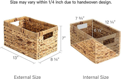 StorageWorks Wicker Baskets for Organizing in Kitchen and Bathroom